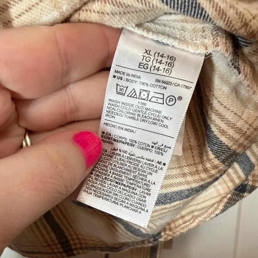 Boys Old Navy Plaid Flannel Shirt